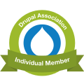 drupal association badge